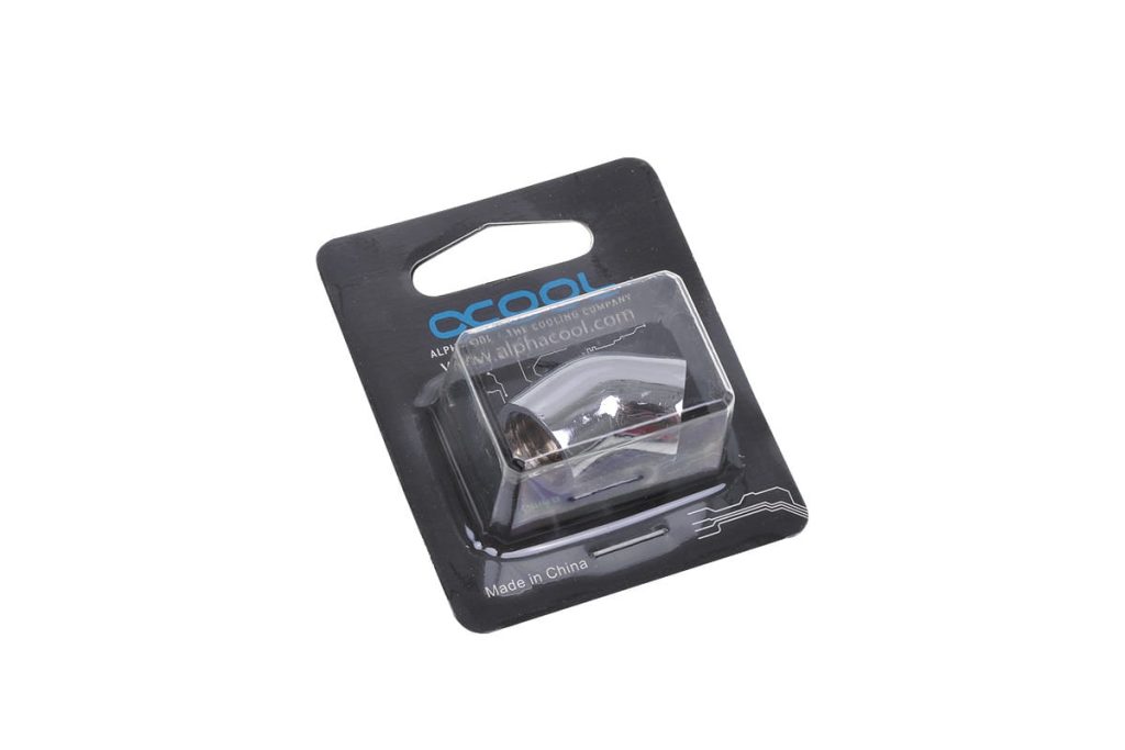 Alphacool L-connector 45degree G1/4 Male to G1/4 Male - Chrome : image 3