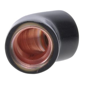 Alphacool L-connector 45 G1/4 inner thread to G1/4 inner thread - deep blackAlphacool L-connector 45degree G1/4 Male to G1/4 Male - Deep Black