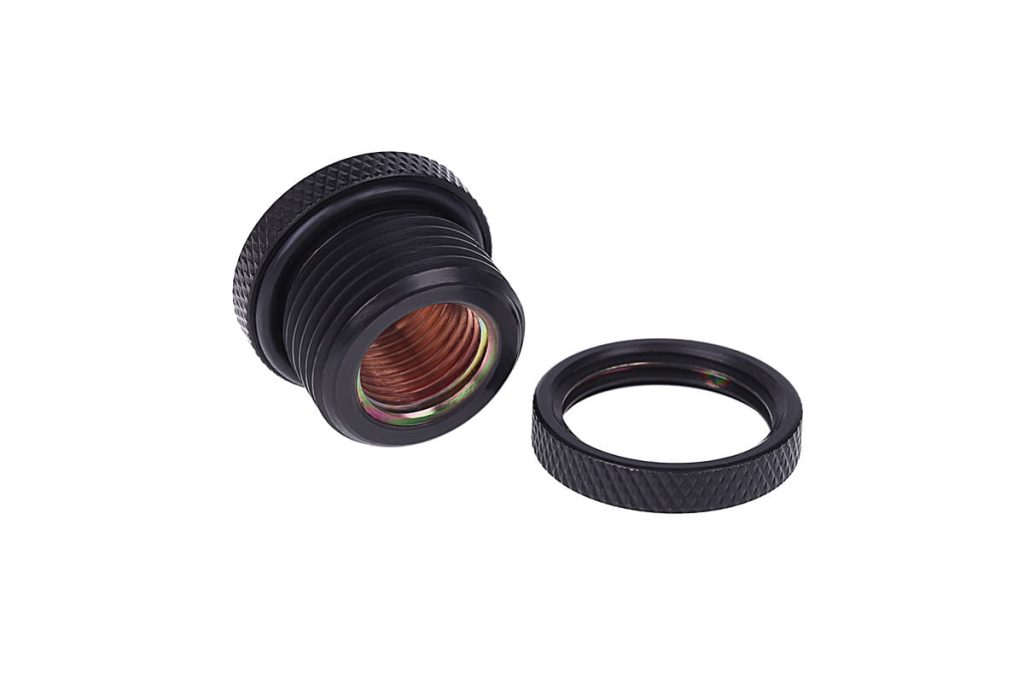 Alphacool HF Bulkhead Connector G1/4 - Deep Black