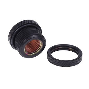 Alphacool HF Bulkhead Connector G1/4 - Deep Black