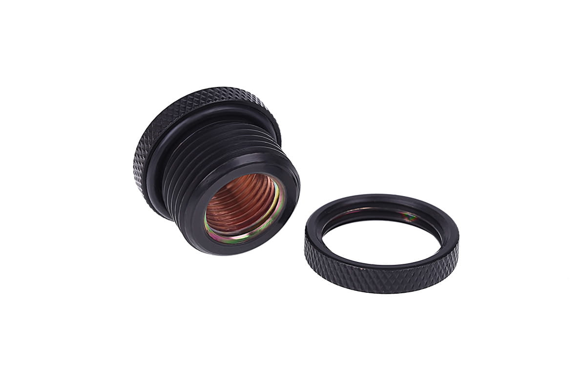 Alphacool HF Bulkhead Connector G1/4 - Deep Black