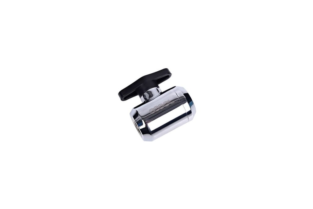 Alphacool Eiszapfen 2-way ball valve G1/4 - Chrome : image 1