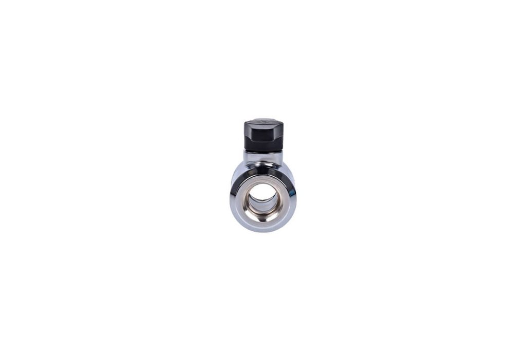 Alphacool Eiszapfen 2-way ball valve G1/4 - Chrome : image 3