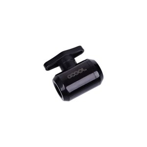 Alphacool Eiszapfen 2-way ball valve G1/4 - Deep Black : image 1