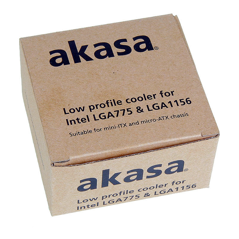 Akasa Low Profile CPU Cooler Intel AK-CCE-7106HP - 74mm : image 3