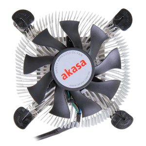 Akasa Low Profile CPU Cooler Intel AK-CCE-7106HP - 74mm : image 2