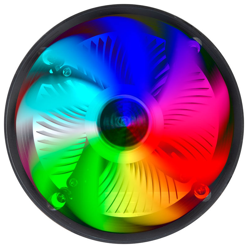 Akasa Vegas Chroma LG CPU cooler, Intel, RGB - 120 mm