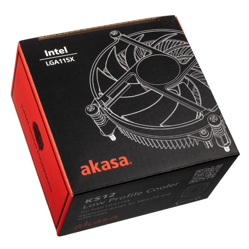 Akasa AK-CC6308EP01 Low Profile CPU Cooler - 92mm : image 8