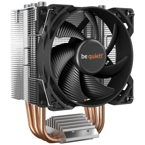 be quiet! Pure Rock Slim 2 CPU cooler – 92mm, silver / black