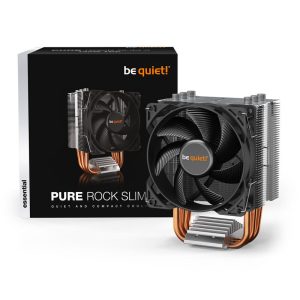 be quiet! Pure Rock Slim 2 CPU cooler - 92mm, silver / black