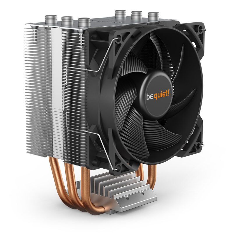 be quiet! Pure Rock Slim 2 CPU cooler - 92mm, silver / black