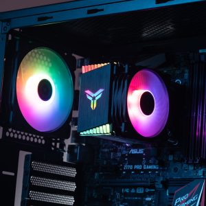 Jonsbo CR-1400 CPU cooler, ARGB - 92mm, black