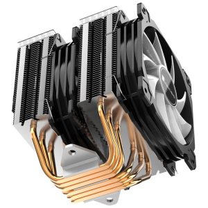 Jonsbo CR-2000 GT CPU cooler dual tower, ARGB - 2x 120mm, black : image 7
