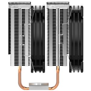 Jonsbo CR-2000 GT CPU cooler dual tower, ARGB - 2x 120mm, black : image 2