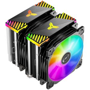 Jonsbo CR-2000 GT CPU cooler dual tower, ARGB - 2x 120mm, black : image 4