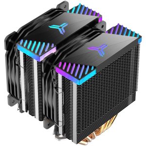Jonsbo CR-2000 GT CPU cooler dual tower, ARGB - 2x 120mm, black : image 6