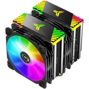 Jonsbo CR-2000 GT CPU cooler dual tower, ARGB - 2x 120mm, black : image 5
