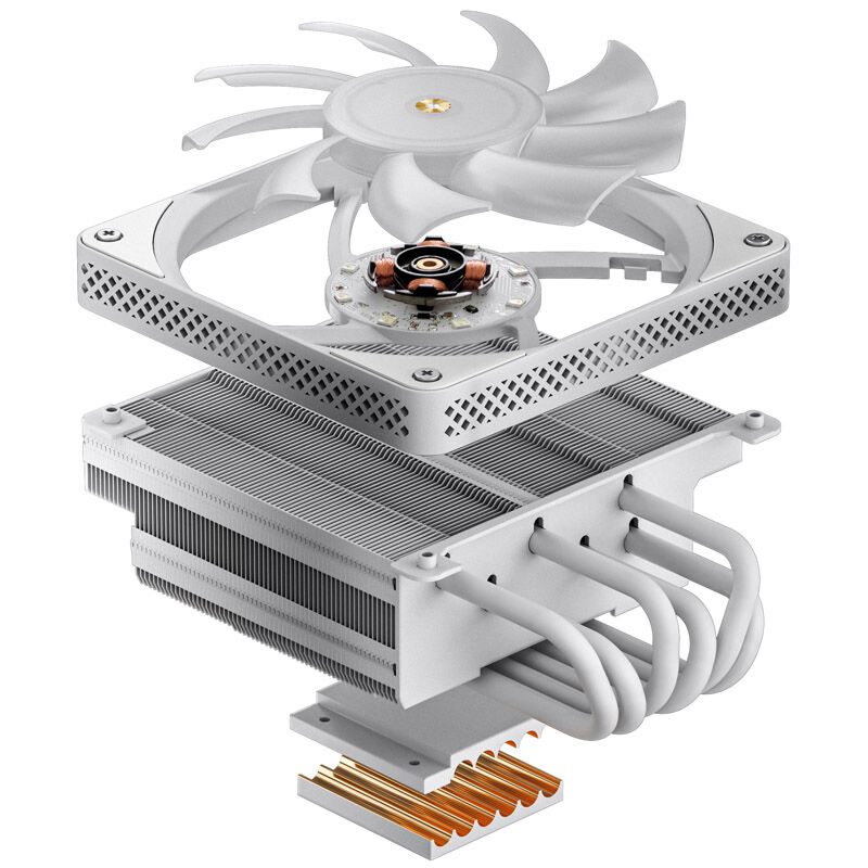 Jonsbo HX6200D CPU cooler - 120mm, white