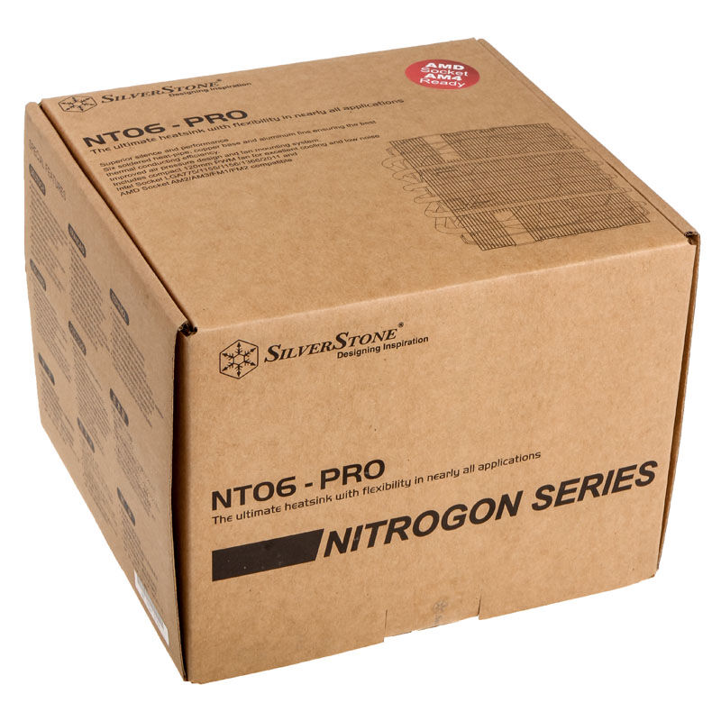 Silverstone SST-NT06-PRO-V2 Nitrogon CPU cooler 120 mm