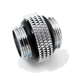 XSPC G1/4 5mm Male to Male Fitting - Chrome : image 1
