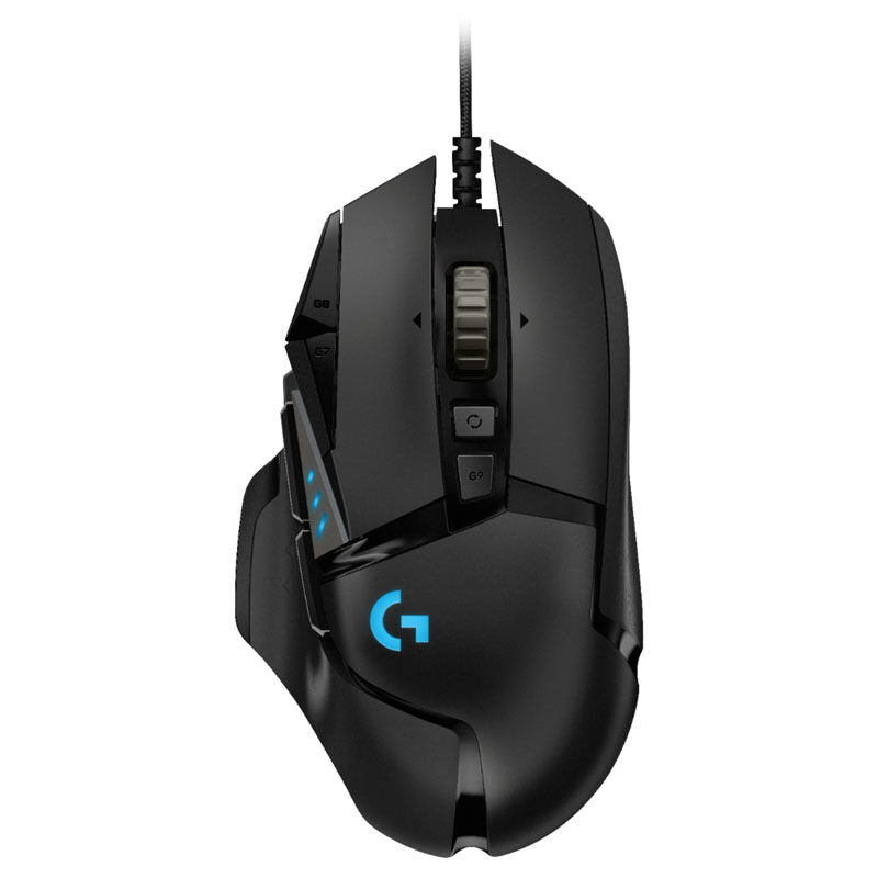 Logitech G502 Hero Gaming Mouse - black