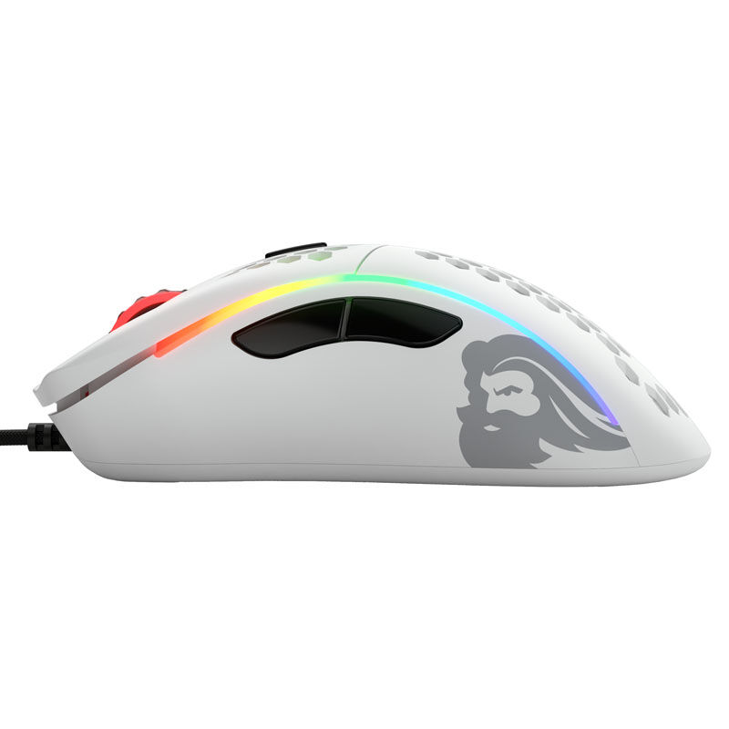 Glorious PC Gaming Race Model D gaming mouse - white, matte