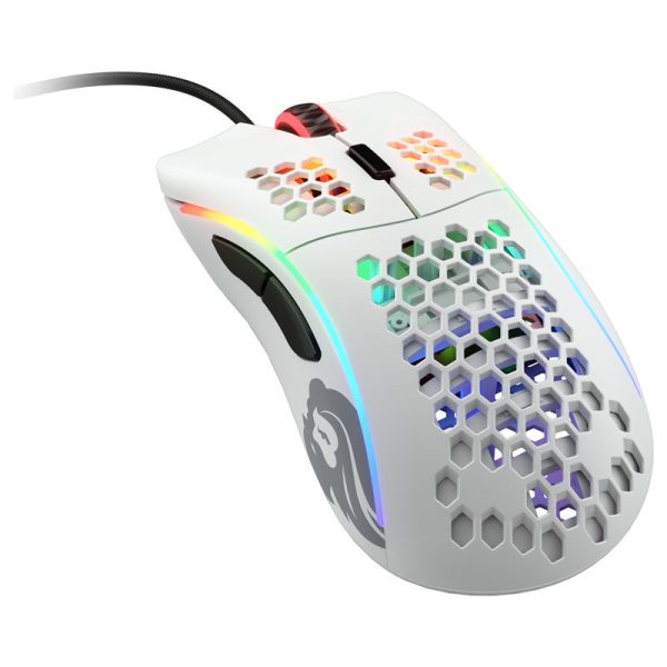 Glorious PC Gaming Race Model D gaming mouse – white, matte