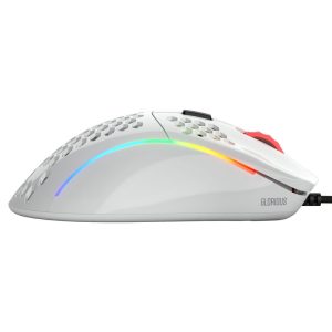 Glorious PC Gaming Race Model D gaming mouse - white, glossy