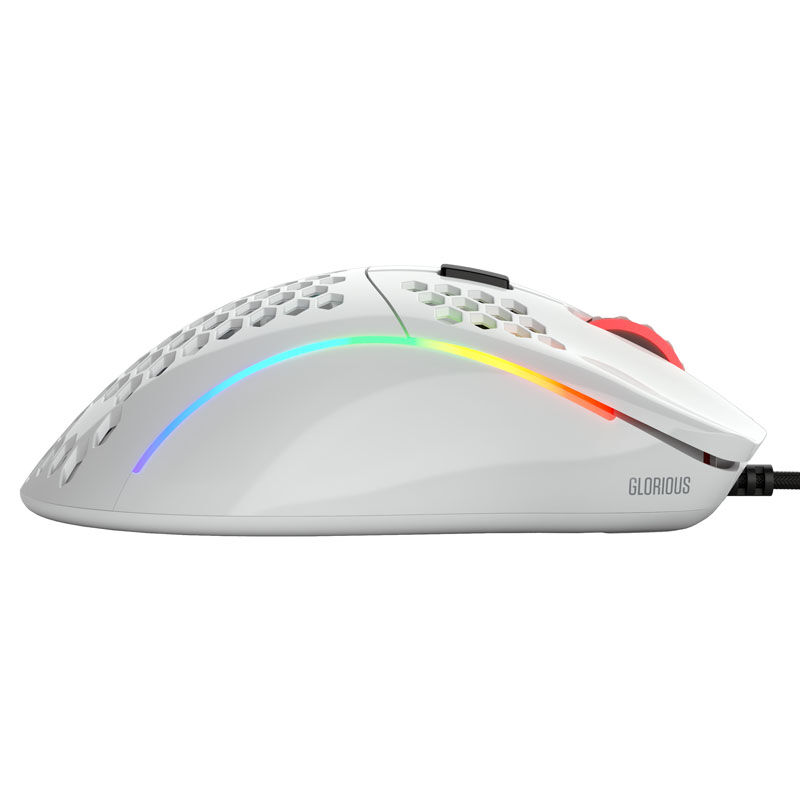 Glorious PC Gaming Race Model D gaming mouse - white, glossy