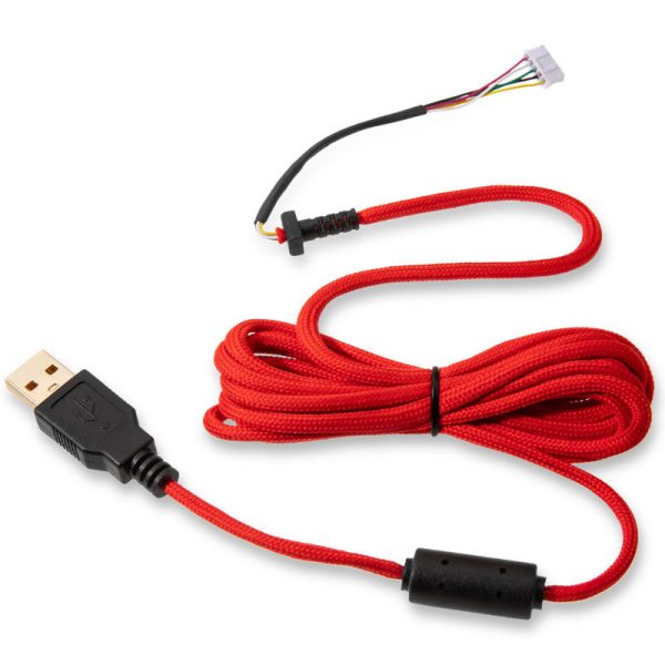 Glorious PC Gaming Race Ascended Cable V2 – Crimson Red