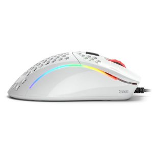 Glorious PC Gaming Race Model D gaming mouse - white, glossy