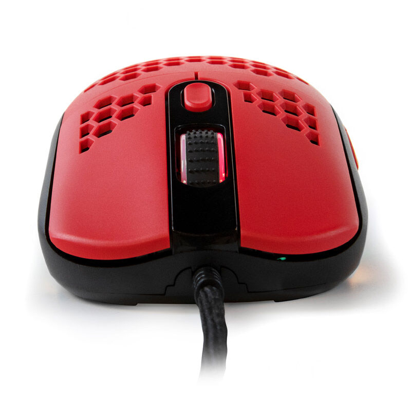 Arozzi Favo Ultra Light Gaming Mouse - black / red