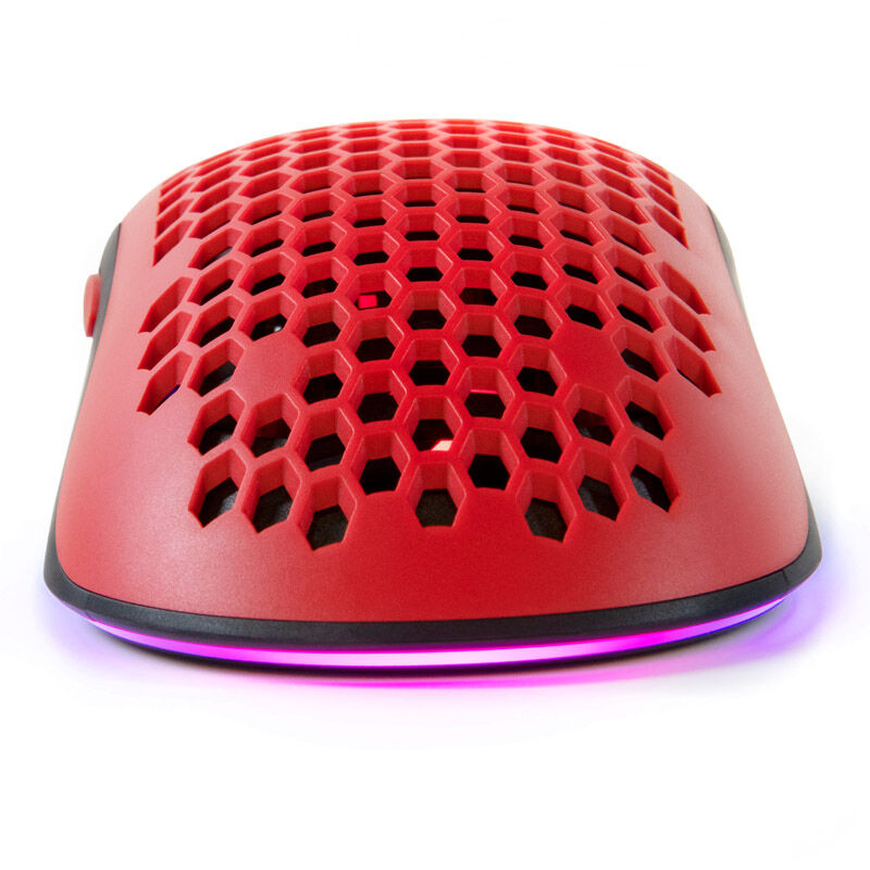 Arozzi Favo Ultra Light Gaming Mouse - black / red