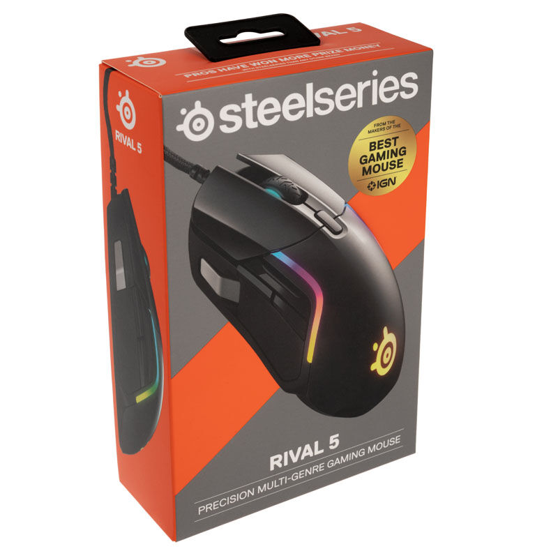 SteelSeries Rival 5 gaming mouse - black