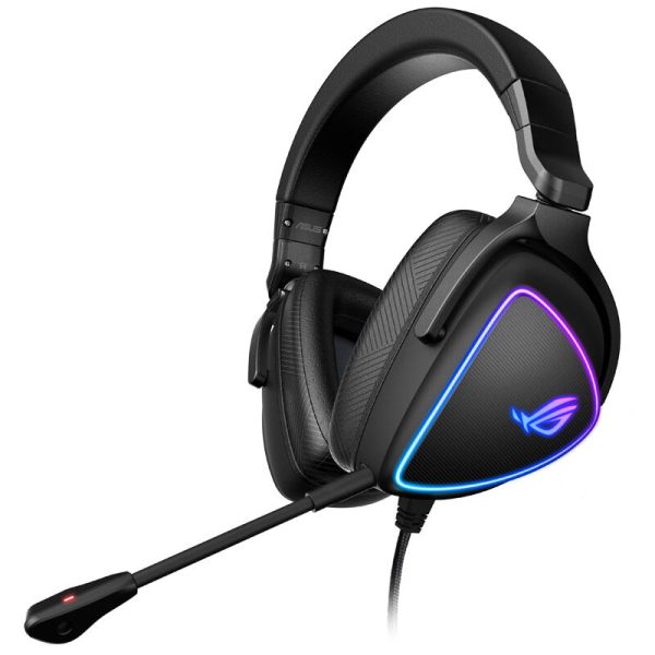 ASUS ROG Delta S Gaming Stereo Gaming Headset, RGB – black