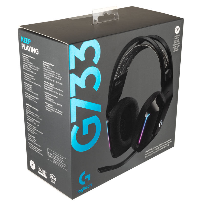 Logitech G733 LIGHTSPEED RGB Gaming Headset - Black