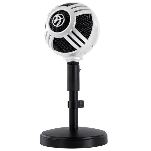 Arozzi Sfera table microphone, USB – white