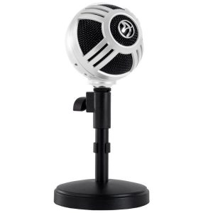 Arozzi Sfera table microphone, USB - white
