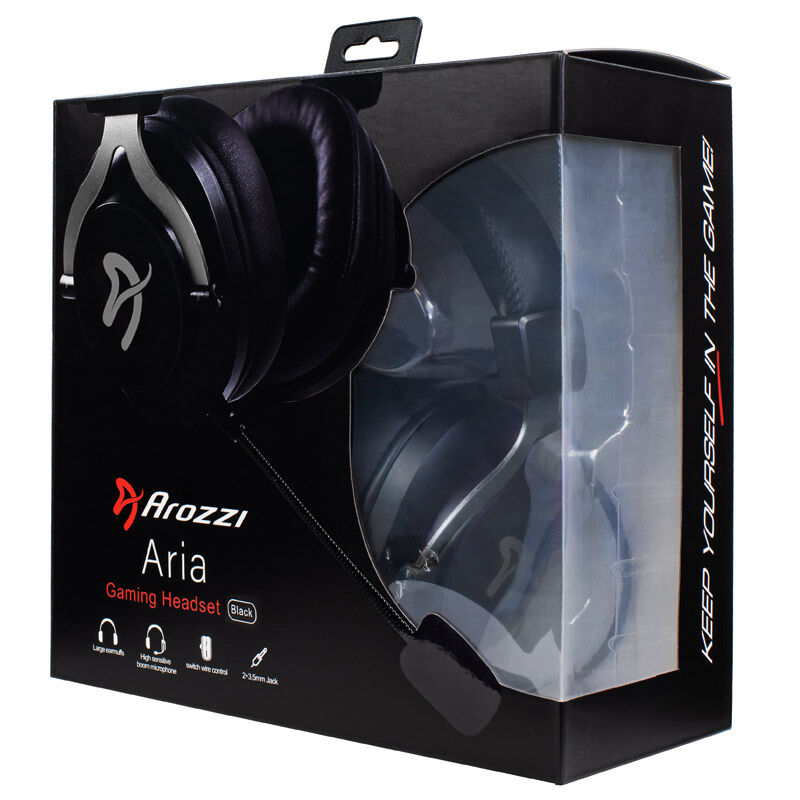 Arozzi Aria gaming headset - black
