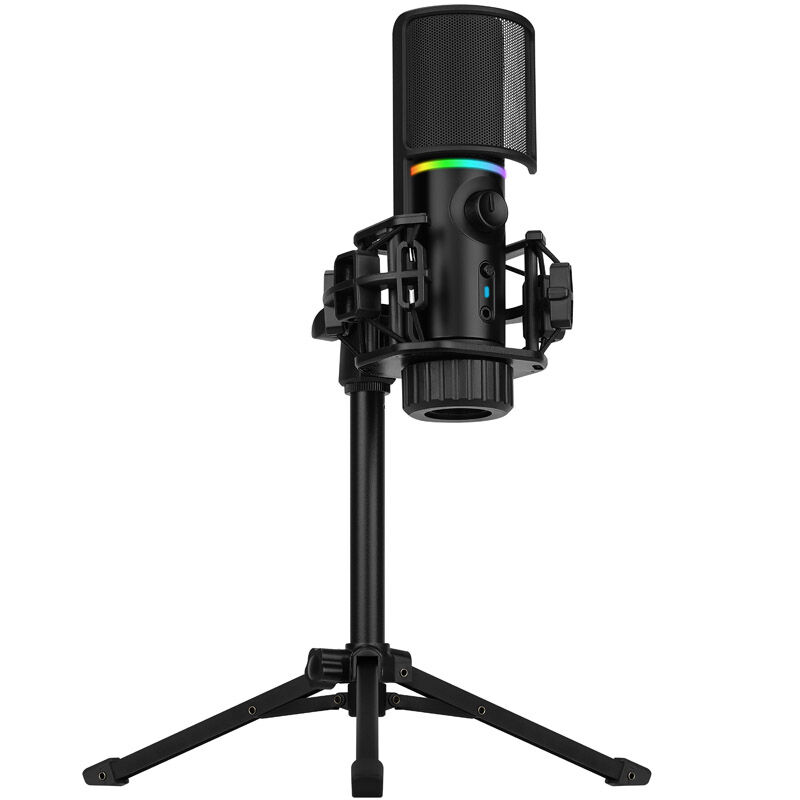 Streamplify MIC RGB Microphone with Mounting Tripod and Pop Filter