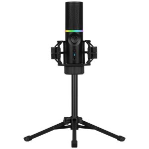 Streamplify MIC RGB Microphone with Mounting Tripod and Pop Filter