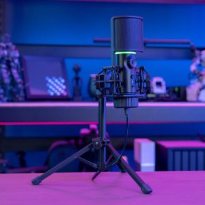 Streamplify MIC RGB Microphone with Mounting Tripod and Pop Filter