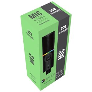 Streamplify MIC RGB Microphone with Mounting Tripod and Pop Filter