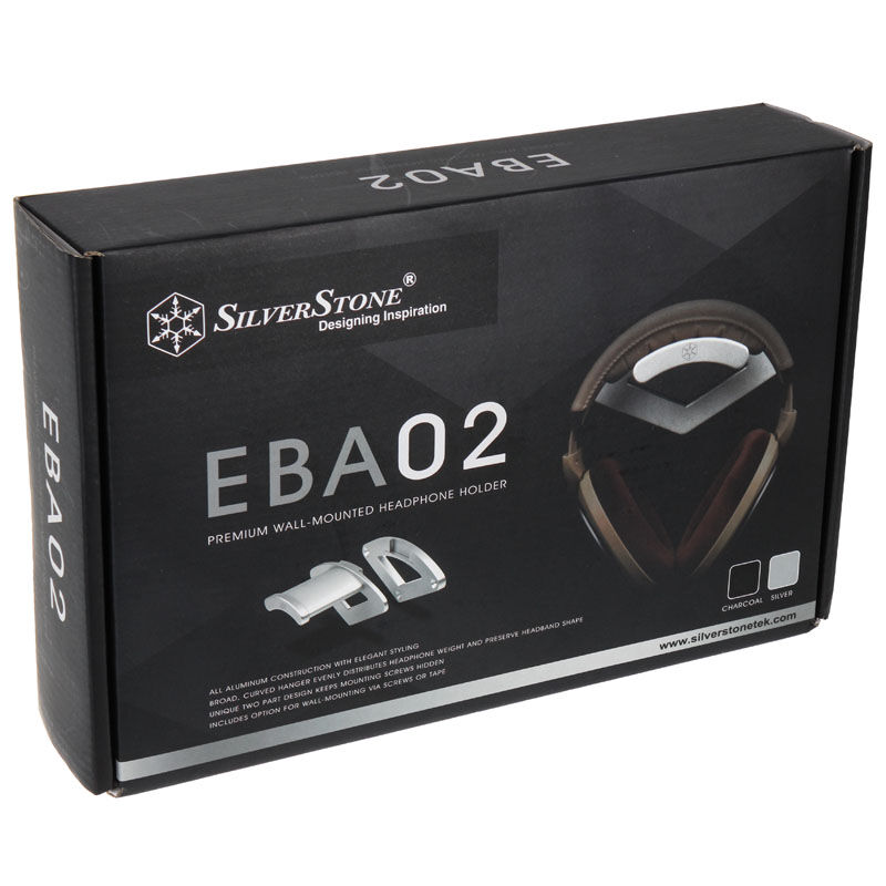 Silverstone SST-EBA02S Headset Holder - silver
