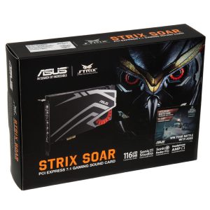 ASUS STRIX SOAR 7.1 sound card, stereo, PCI-E x1