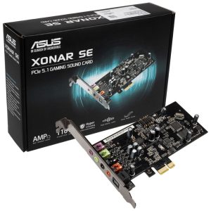 ASUS Xonar SE sound card, 5.1 channel surround, PCI-E x1