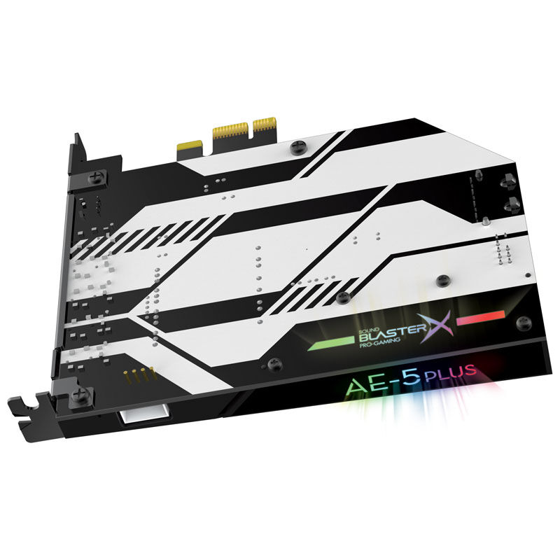 Creative Sound BlasterX AE-5 Plus Hi-Res Gaming Soundkarte / DAC - RGB, PCIe