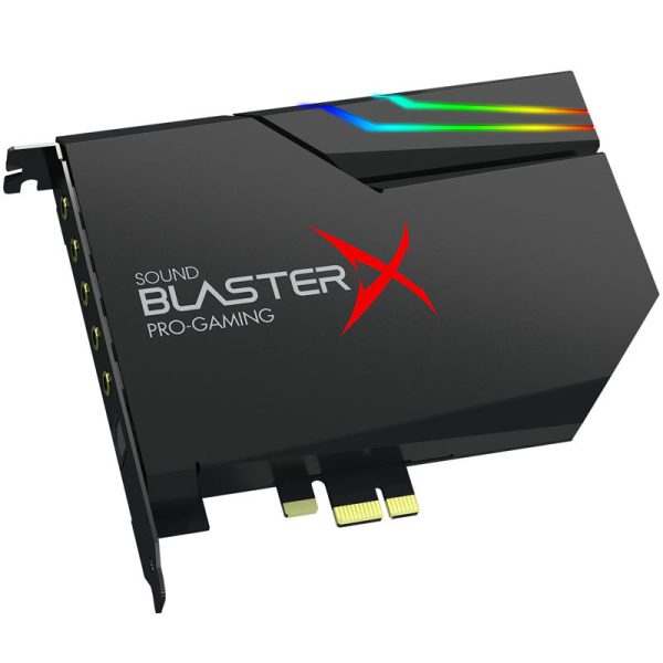 Creative Sound BlasterX AE-5 Plus Hi-Res Gaming Soundkarte / DAC – RGB, PCIe