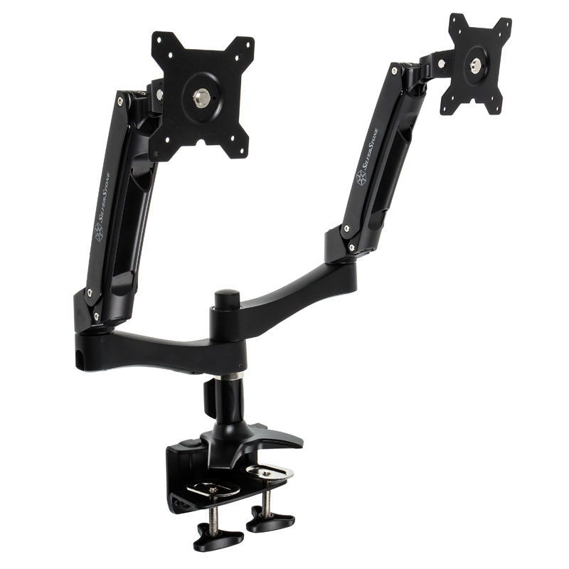 Silverstone SST-ARM22BC Dual Monitor Mount - black : image 1