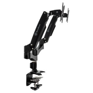 Silverstone SST-ARM22BC Dual Monitor Mount - black : image 5